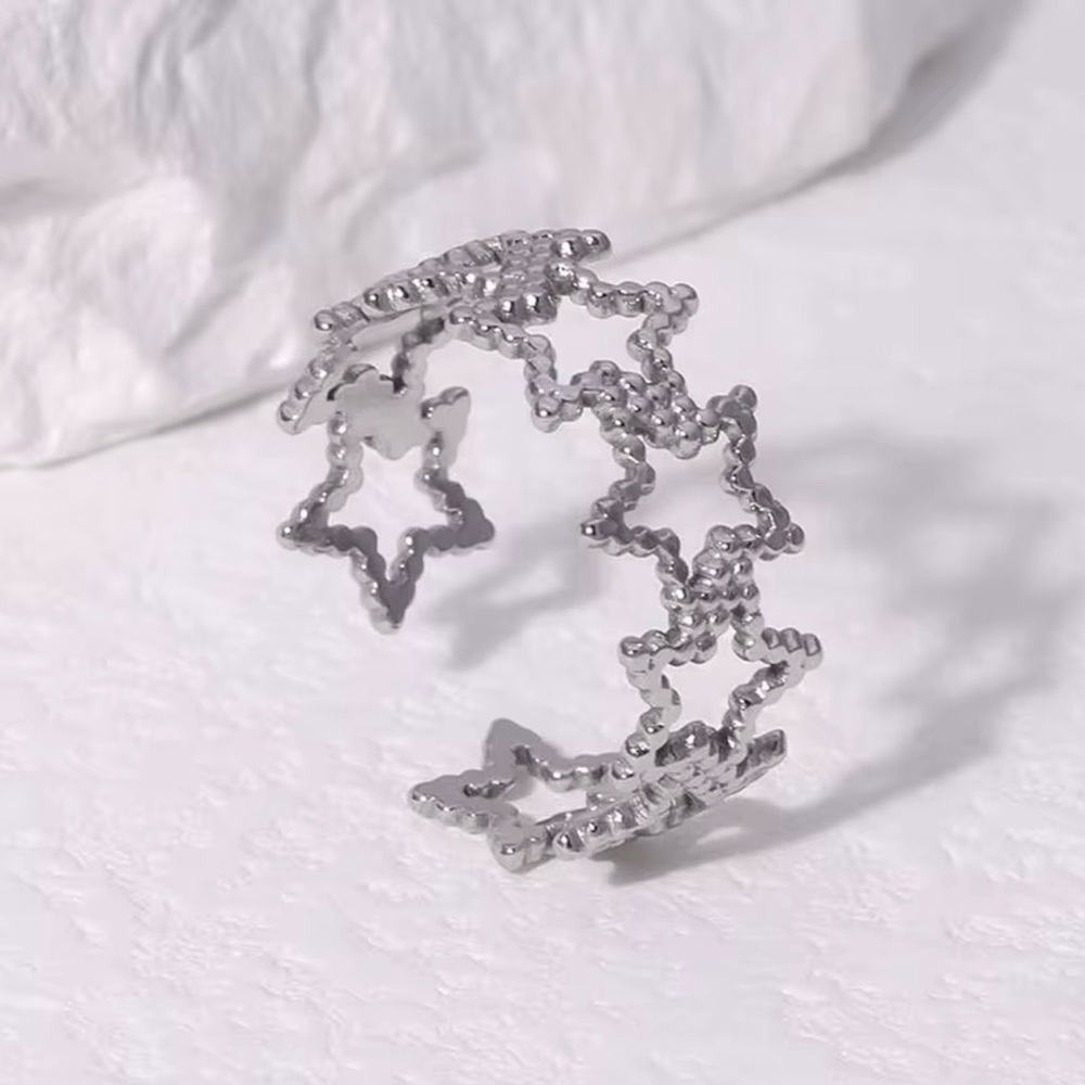Silver Star Ring
Stainless Steel